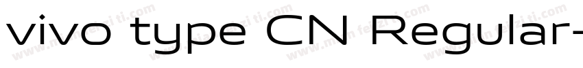 vivo type CN Regular字体转换